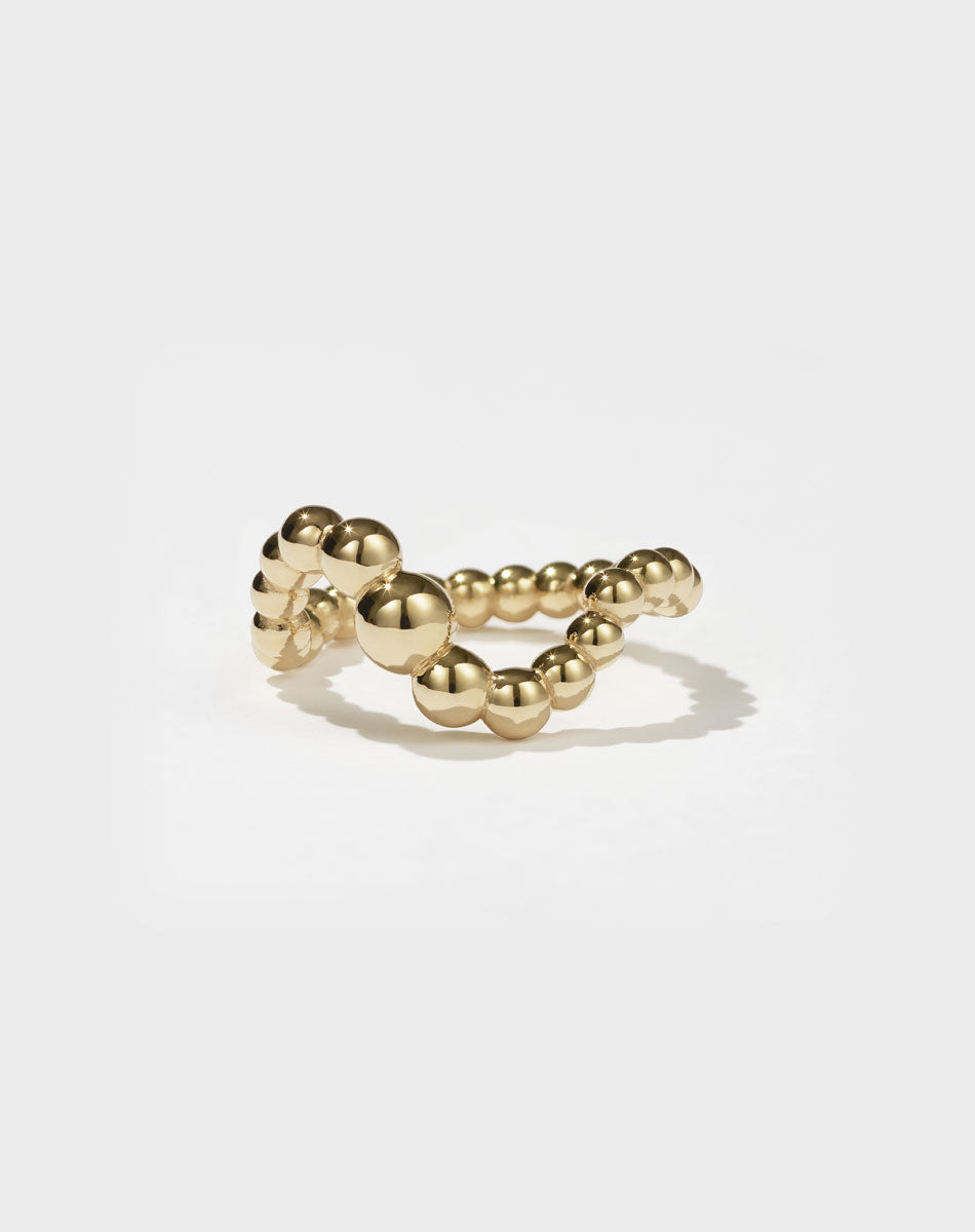 Fizzy Ring Petite | 23k Gold Plated
