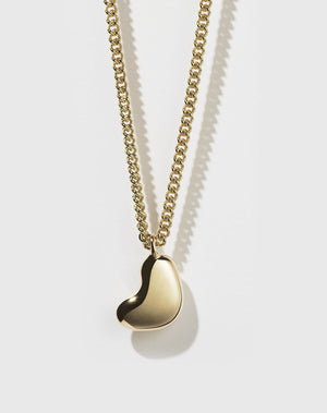 Lava Heart Necklace Small | 9ct Solid Gold