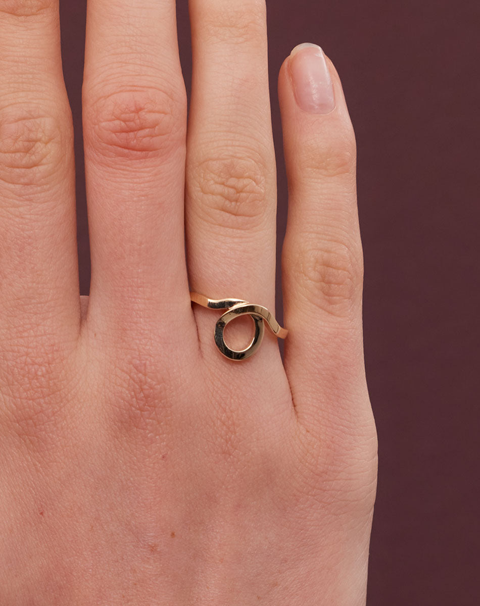 Loop Ring | 23k Gold Plated