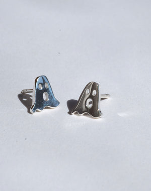 Nell Ghost Stud Earrings | Sterling Silver