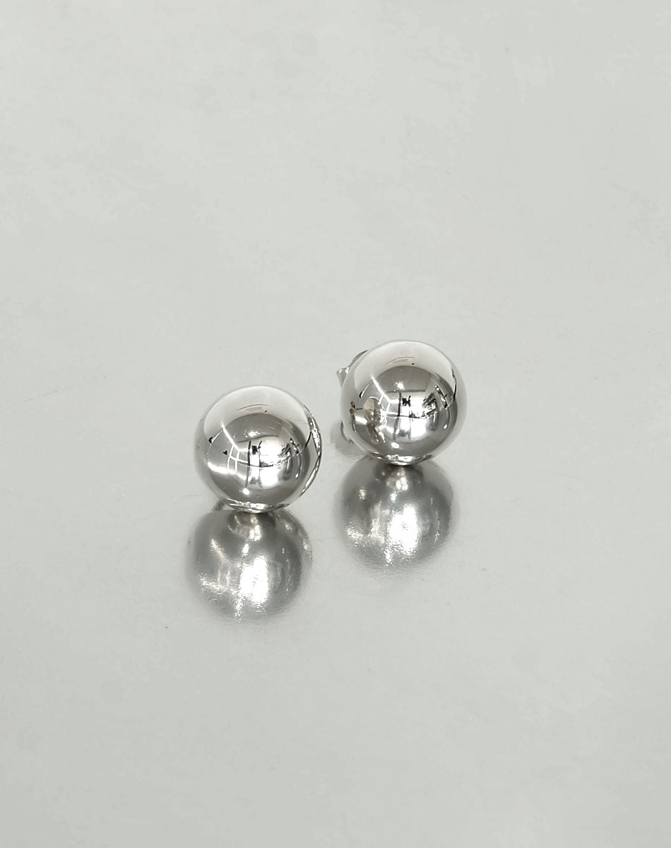 Orb Earrings Small | 23k Gold Plated