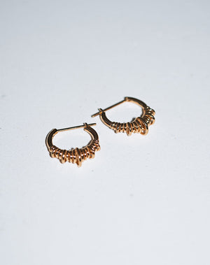 Revival Hoop Earrings Small | 9ct Solid Gold
