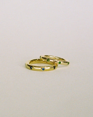 Stoned Band 3mm | 9ct Solid Gold