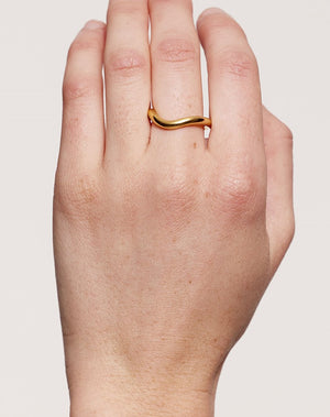 Twisted Halo Band | 9ct Solid Gold