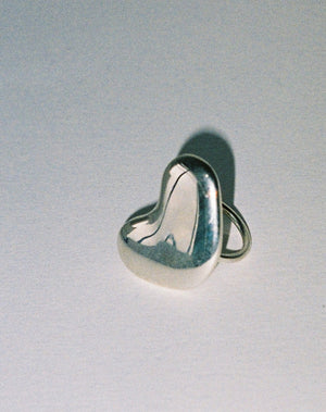 Lava Heart Ring | Sterling Silver