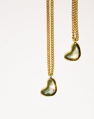 Lava Heart Necklace Small | 9ct Solid Gold