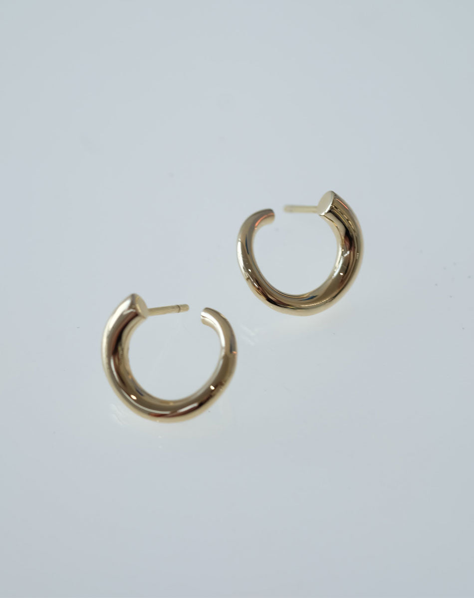 Wave Earrings Medium | Sterling Silver