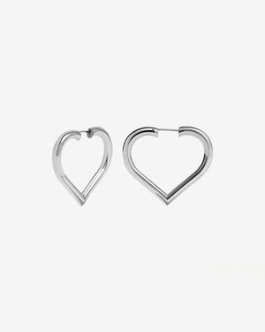 Love Hoops Medium | Sterling Silver