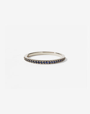 Sapphire Eternity Band | 9ct White Gold