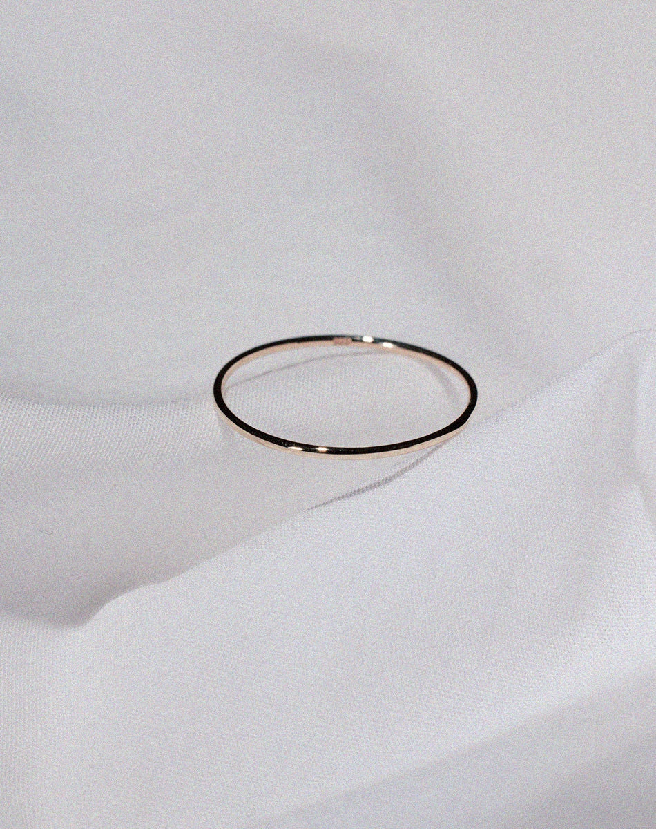 Halo Band 1mm | 23k Gold Plated