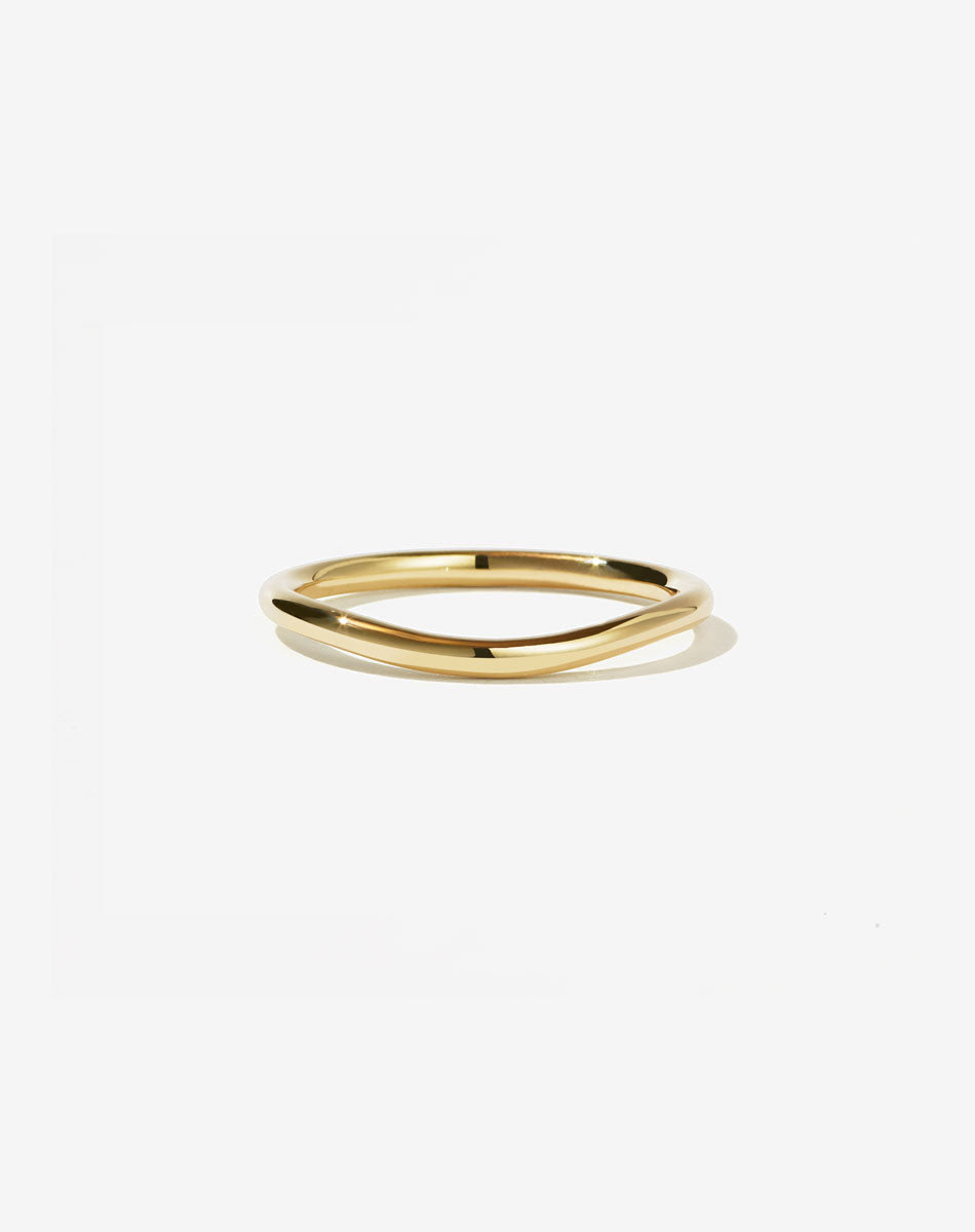 Amelie Band Plain | 14ct Yellow Gold