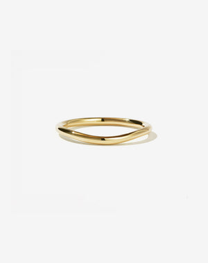Amelie Band Plain | 14ct Yellow Gold