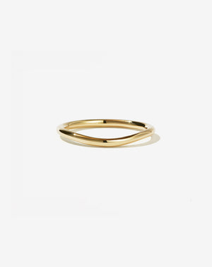 Amelie Band Plain | 18ct Yellow Gold