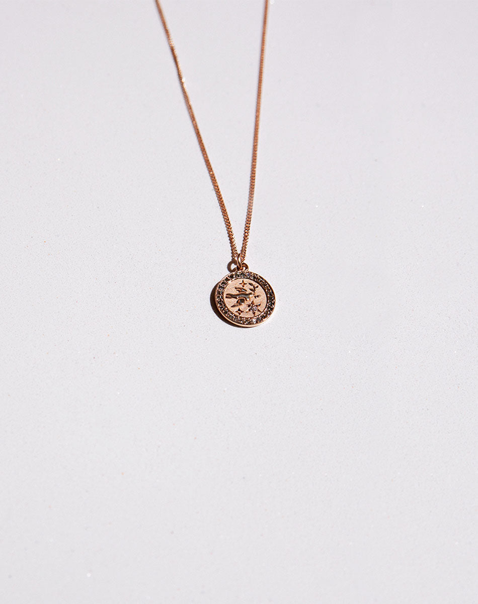 Amulet Peace Necklace | 23k Gold Plated