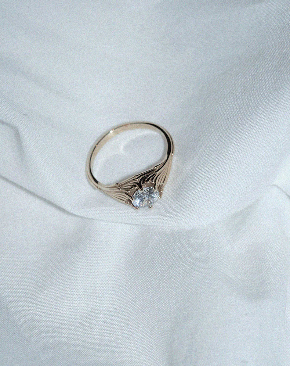 Aphrodite Ring | 14ct White Gold