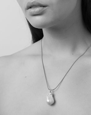 Baroque Necklace | Sterling Silver