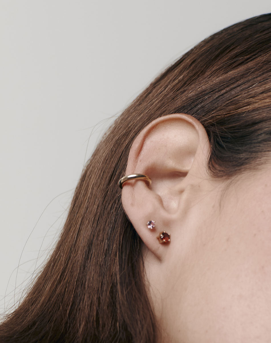Bisous Stud Earrings 3mm | Sterling Silver