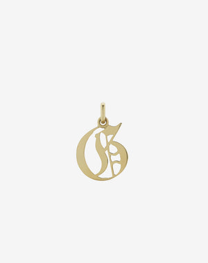 Capital Letter Charm | 23k Gold Plated