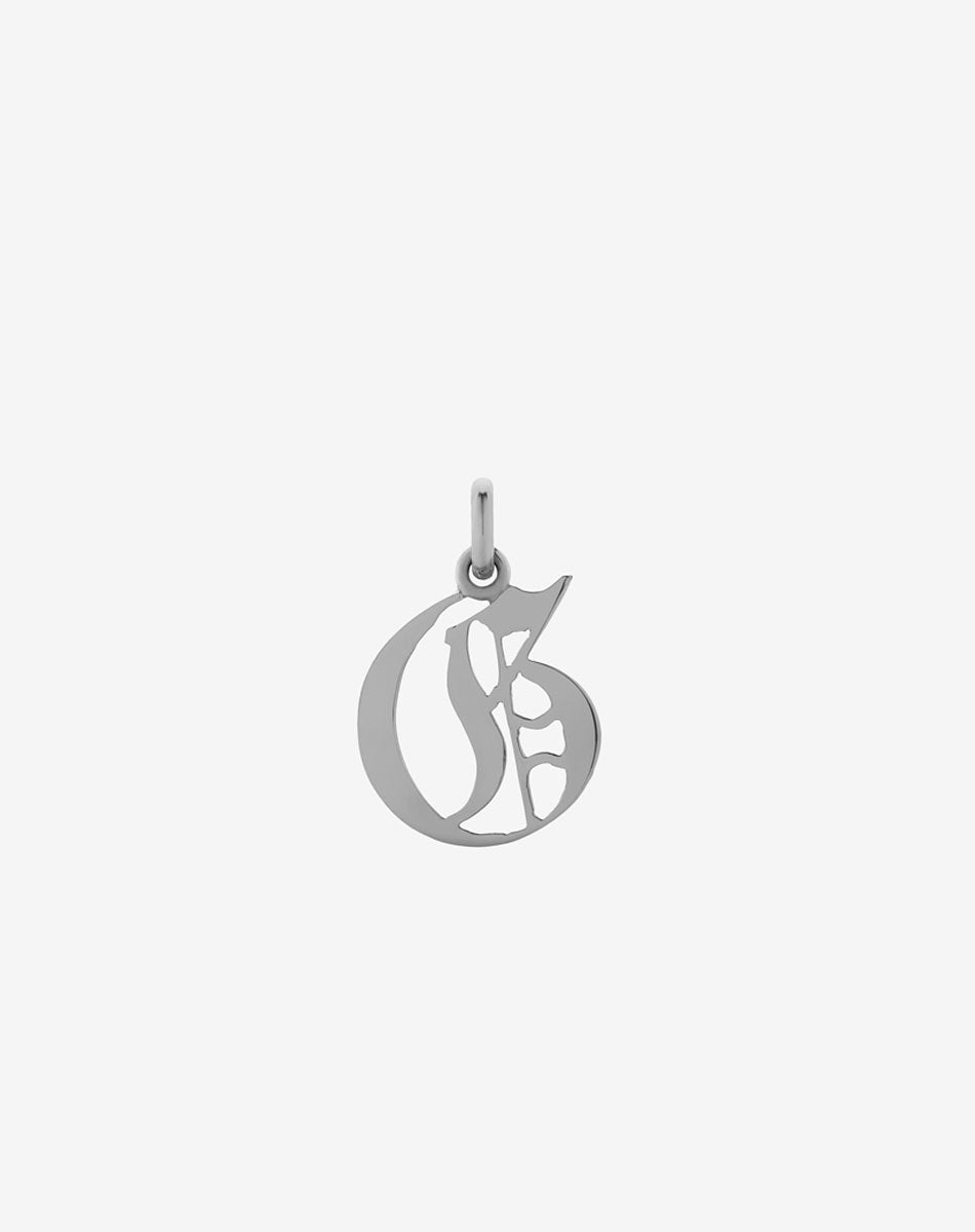 Capital Letter Charm | Sterling Silver