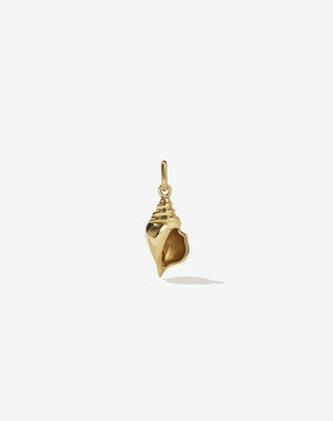 Meadowlark Conch Charm Image 9ct Yellow Gold