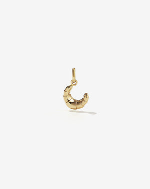 Meadowlark Croissant Charm Product Image Gold Plated