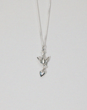 Love Dove Necklace | Sterling Silver