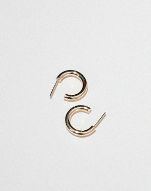 Halo Hoops Midi | 9ct Solid Gold