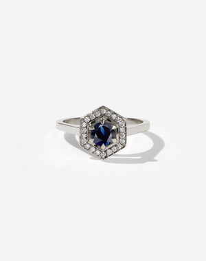 Hex Engagement Ring 0.5ct | 9ct White Gold
