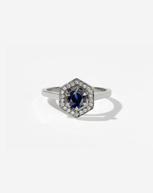 Hex Engagement Ring 0.5ct | Platinum