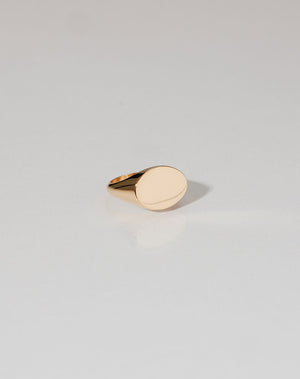 Melrose Signet Ring | Gold Plated