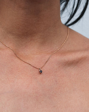Micro Heart Jewel Necklace | 9ct Solid Gold
