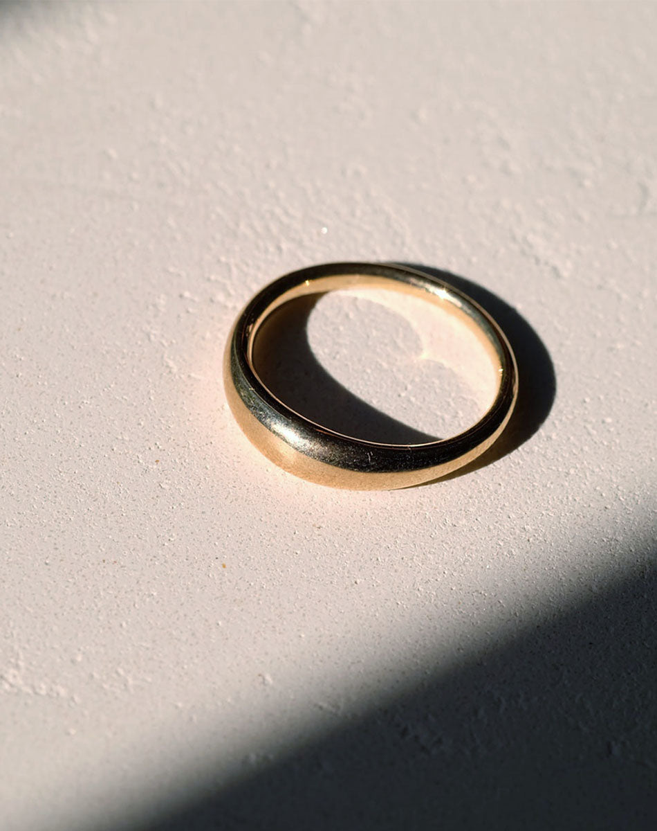 Mini Claude Ring worn by model