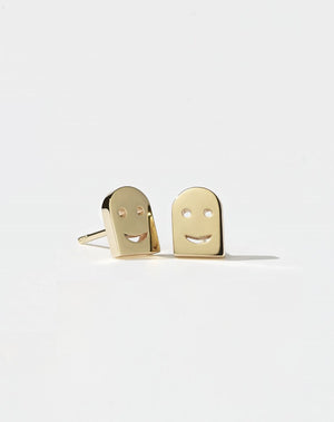Nell Headstone Stud Earrings | 9ct Solid Gold