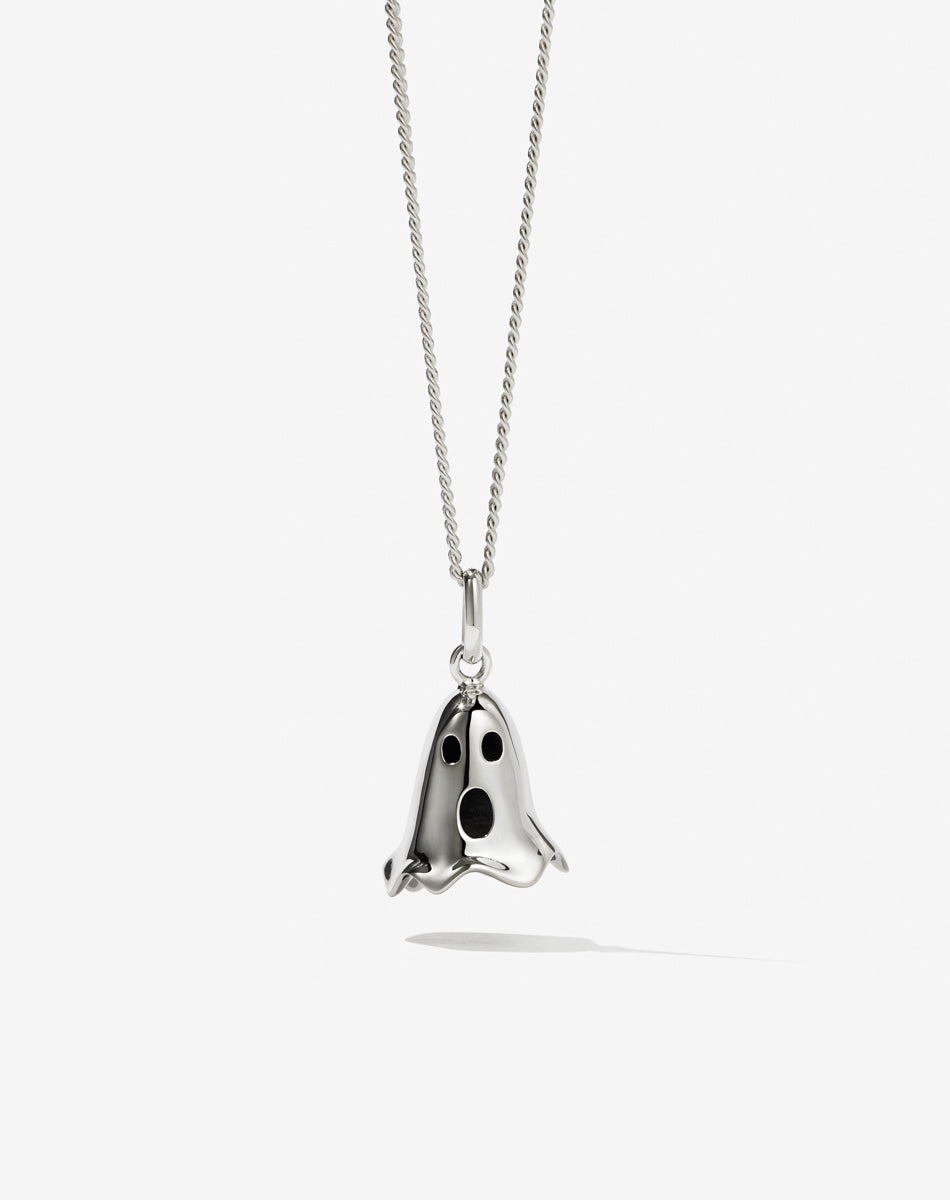 Nell Ghost Necklace | Sterling Silver