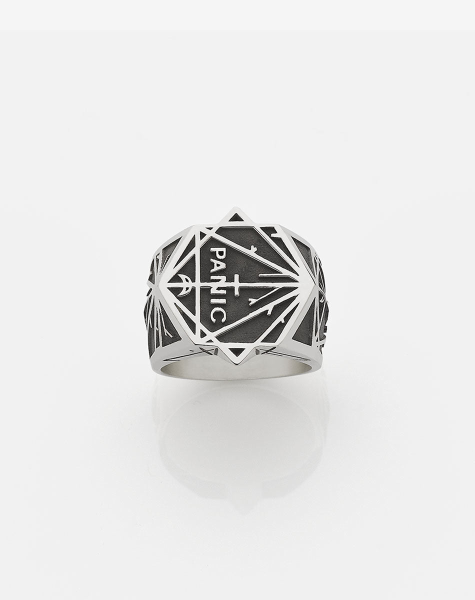 Andrew McLeod Panic Ring Oxidized | Sterling Silver