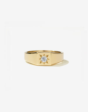 Remy Signet Ring | 18ct Yellow Gold