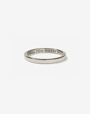 Stand In Ring | 9ct White Gold