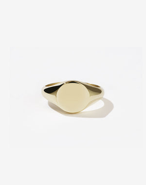 Sunset Signet Ring | 23k Gold Plated