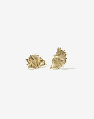 Vita Stud Earrings Medium | 9ct Solid Gold