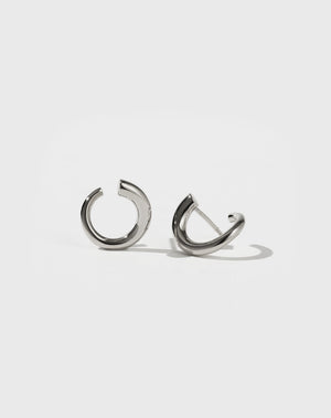 Wave Earrings Small | Sterling Silver