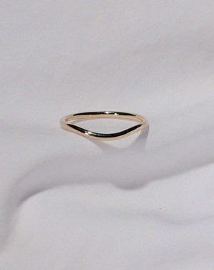 Amelie Band Plain | 18ct Yellow Gold