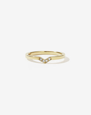 Arrow Band | 14ct Yellow Gold