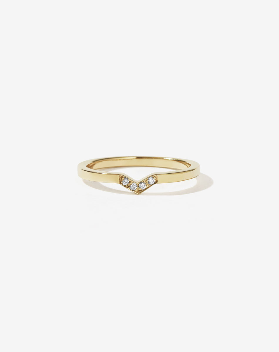 Arrow Band | 9ct Yellow Gold