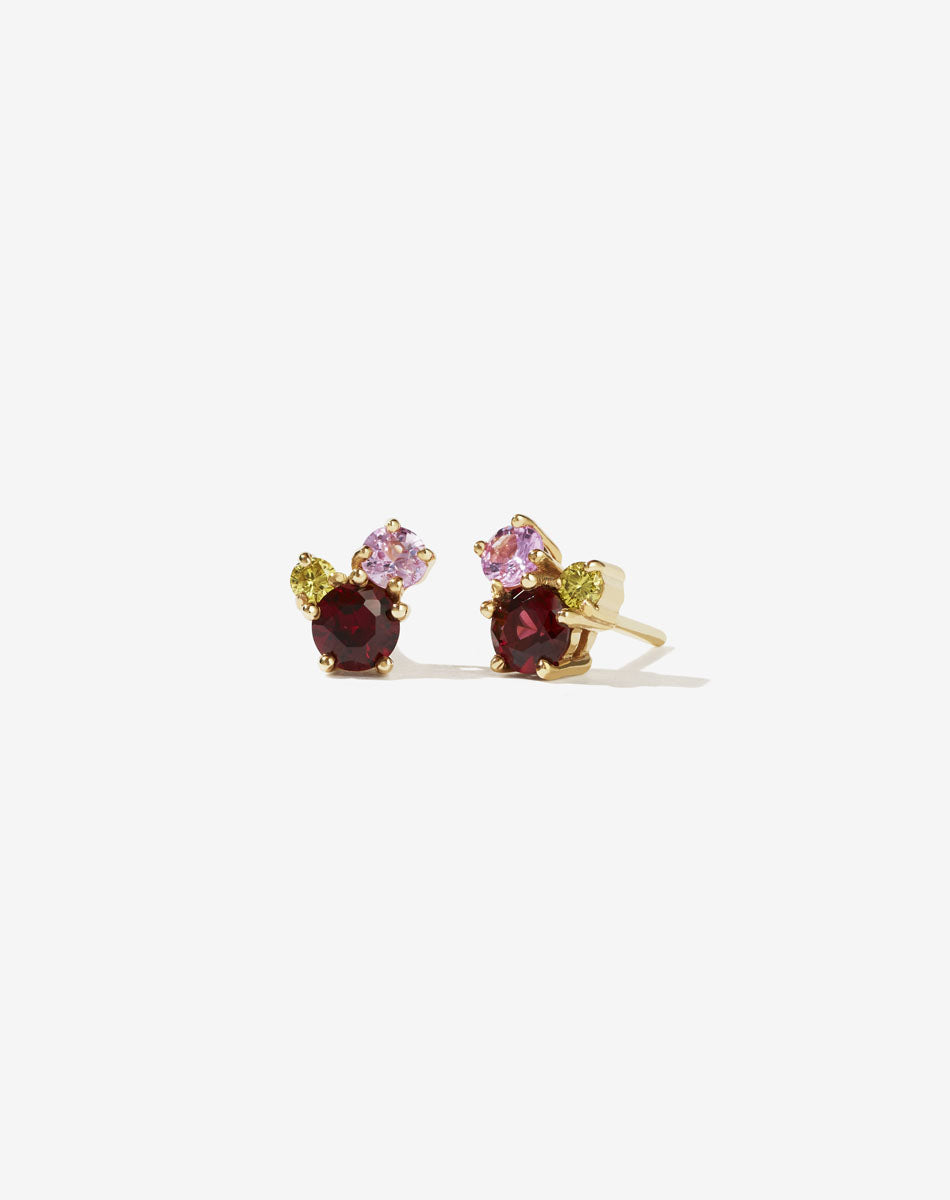 Bisous Cluster Earrings | 9ct Solid Gold