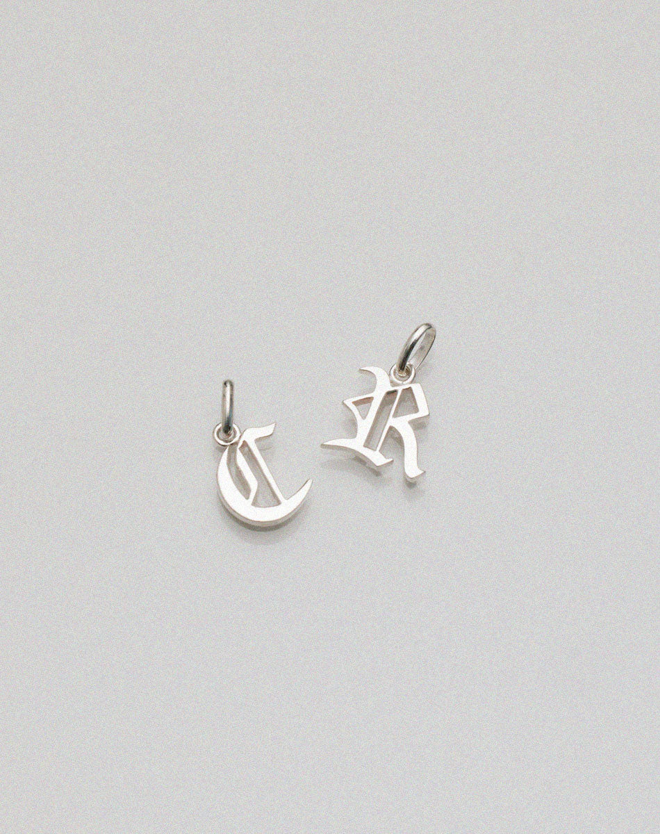 Capital Letter Charm | 23k Gold Plated