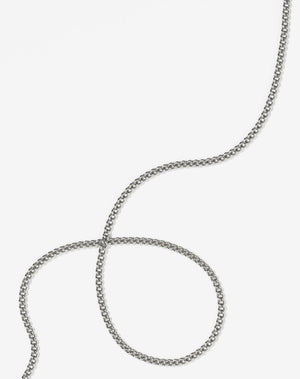 Curb Chain Necklace | Sterling Silver