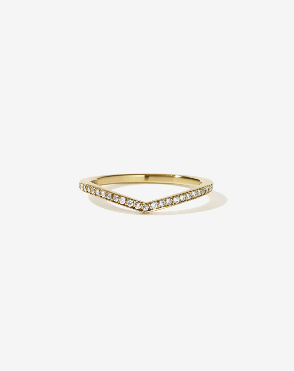 Eternity Curved Band | 18ct Yellow Gold
