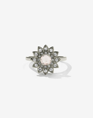 Dahlia Ring | 9ct White Gold