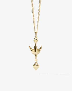 Love Dove Necklace | 9ct Solid Gold