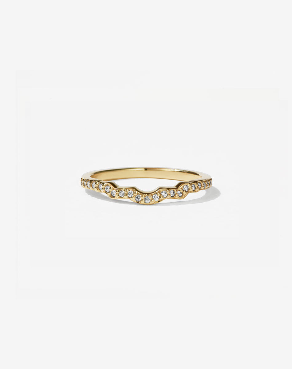 Eternal Band Pave | 9ct Yellow Gold